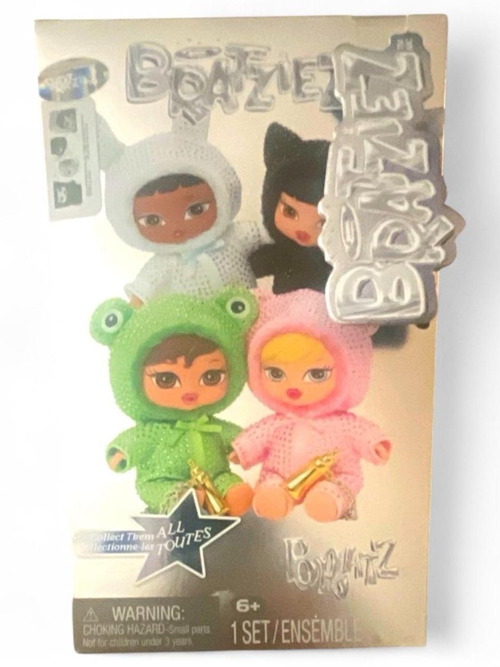 Bratzies bling Babyz Plush Doll keychain- Jade Unopened (Black one)